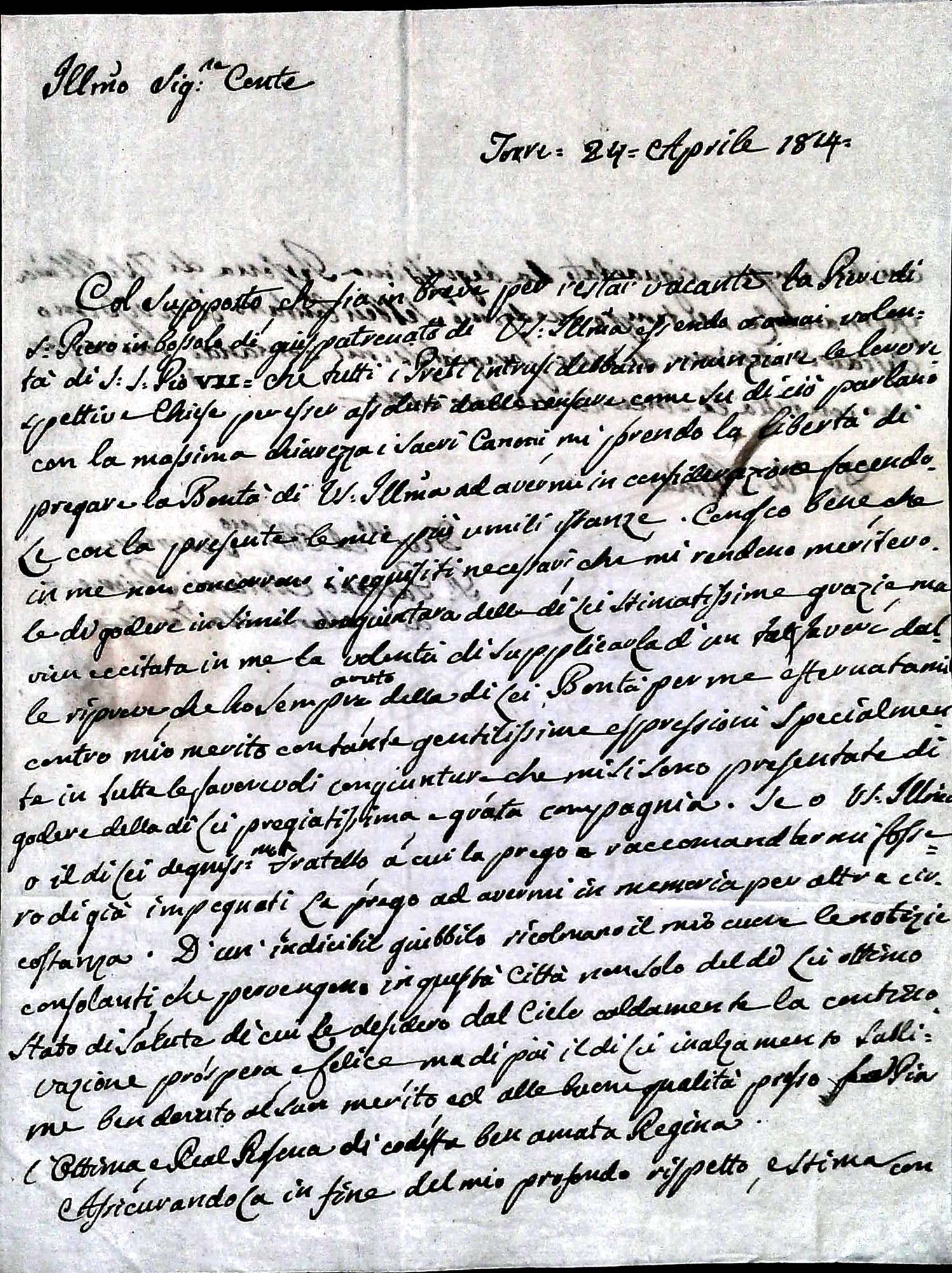 Gaetano Ariani sua lettera